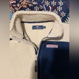 Vineyard Vines Sherpa quarter zip